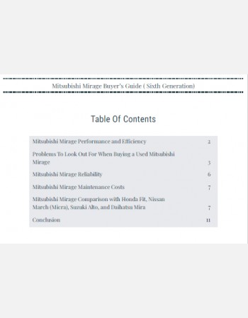 mitsubishi mirage buyers guide (2012 -)